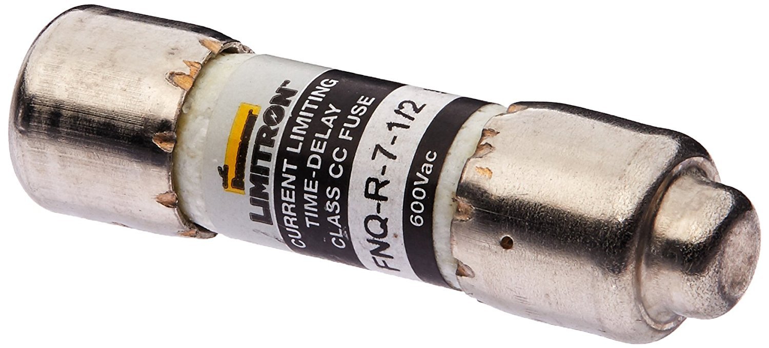 11/2A 11/2 Amp 600V Midget TimeDelay Class CC Fuse Bussmann FNQR1