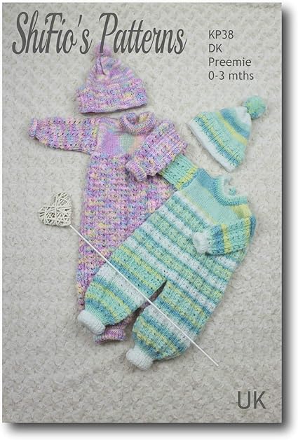 Patron De Tricot Pour Bebe Combinaison Et Chapeau Premature 0 A 3 Mois Double Tricot Kp38 Amazon Fr Cuisine Maison Patron De Tricot Pour Bebe Combinaison Et Chapeau Premature 0 A 3 Mois Double Tricot Kp38 Amazon Fr Cuisine Maison