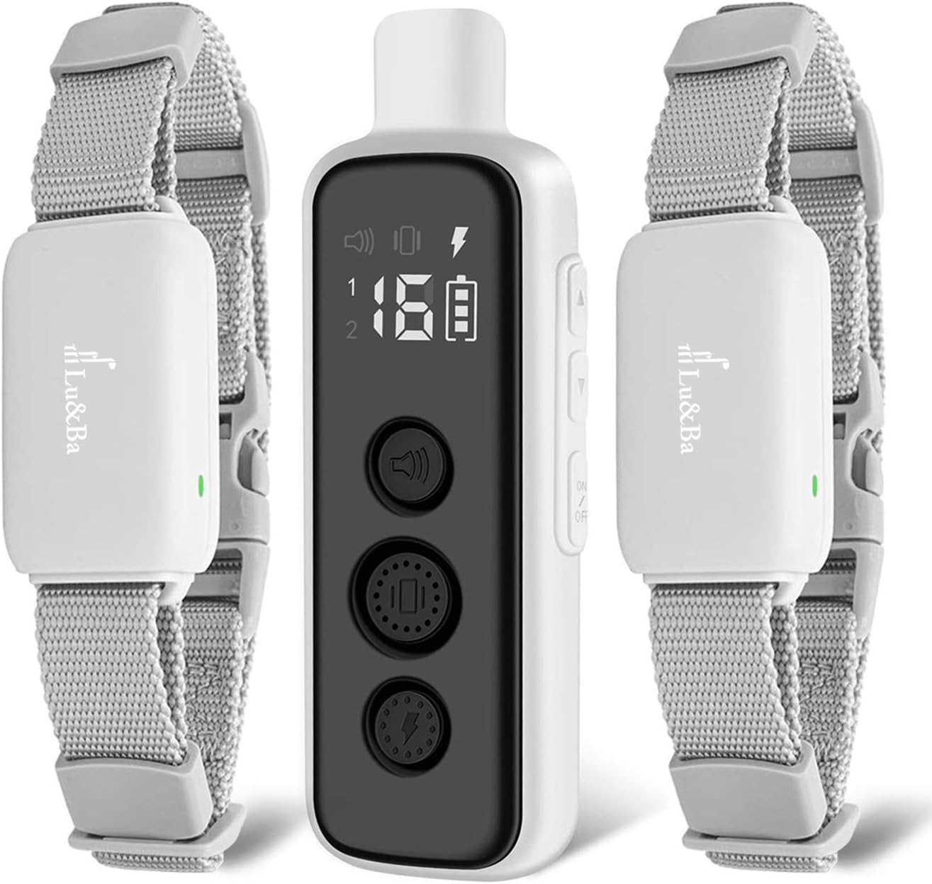 Buy Lu&Ba Dog Shock Collar with Remote,2 Dogs Training Collar 3 in