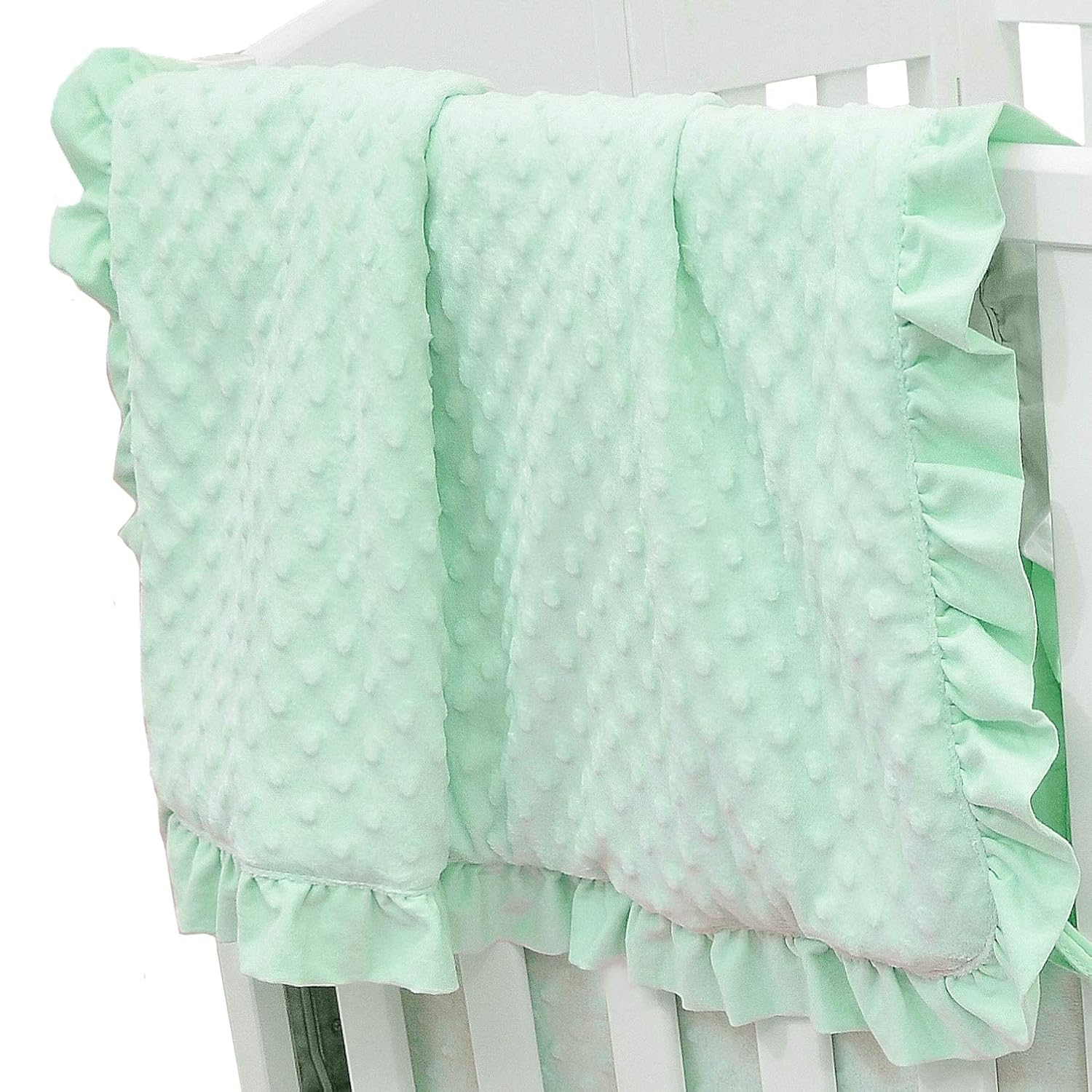 for Boys and Girls American Baby Company Heavenly Soft Minky Dot
