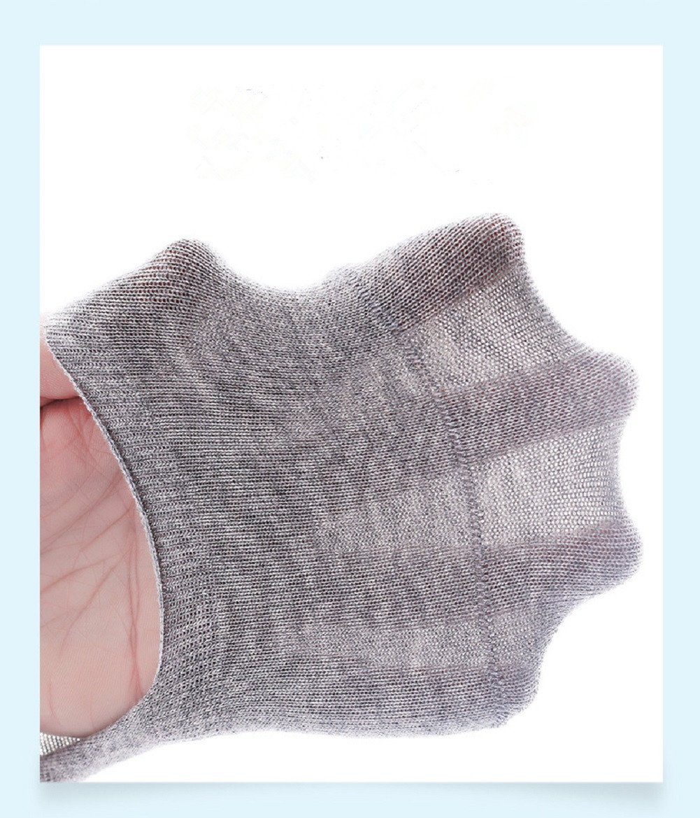 Women\'s Low Ankle Casual Socks No Show Breathable Socks 5-6 Pairs Comfortable Cotton Socks(Plain-short)