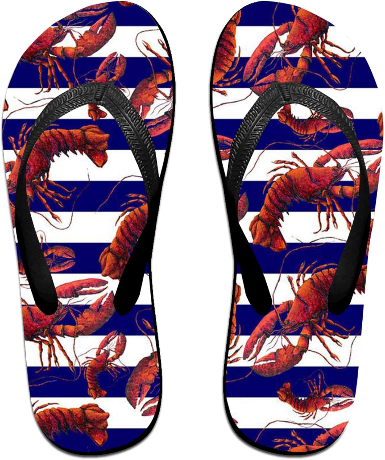 Amazon.com: Nfish Slippers Lobster Decoration Casual And Comfortable Flip Flops Thong Sandals 