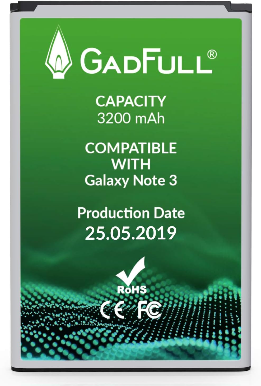 GadFull Battery Compatible with Samsung Galaxy Note 3 | Corresponds to The Original EB-B800BE | Compatible with Galaxy Note 3 GT-N9000 | GT-N9005 | GT-N 9006 |GT-N9009