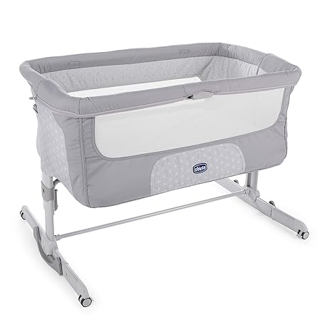 next to me crib dove grey