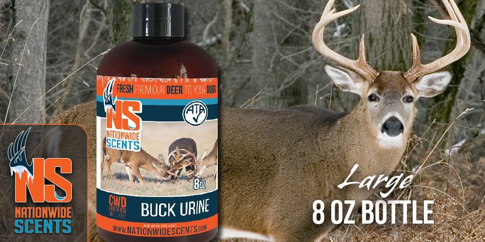 Nationwide Scent Buck Urine Deer Lure Whitetail Pheromones Attracts