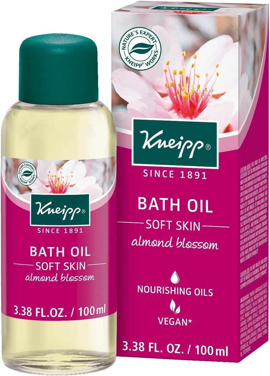 Kneipp Herbal Bath Oil, Soft Skin, Almond Oil, 3.38 fl. Oz : Bath Oils : Beauty