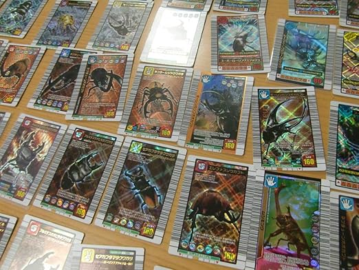 Amazon ムシキング カード まとめ売り 公式ファイルセット つよさ0 180 160大量 キラ ｓｐわざカード トレカ 通販