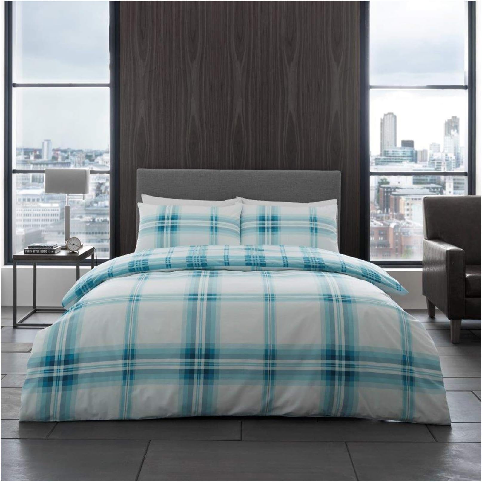GC GAVENO CAVAILIA Duvet Set, Polycotton, Teal, Double
