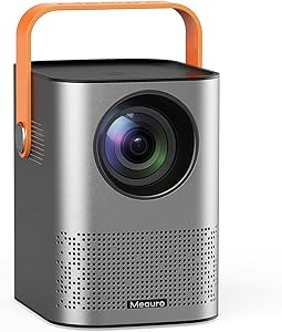 Meauro Projector,Smart WiFi Mini Projector 1080P FHD,Outdoor Portable Movie Projector with Dual Speakers,6000 Lumen,Auto Keystone Correction,80000 Hrs for Home Entertainment/Outdoor Movie