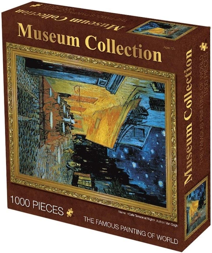 Adult Children Puzzle Toy Museum Collection Famous Painting Jigsaw Puzzle Puzzle, World Masterpiece Series, Classic 1000 Pieces Boxed Photography Toys Game Art for Adults & Kids (Color : E)