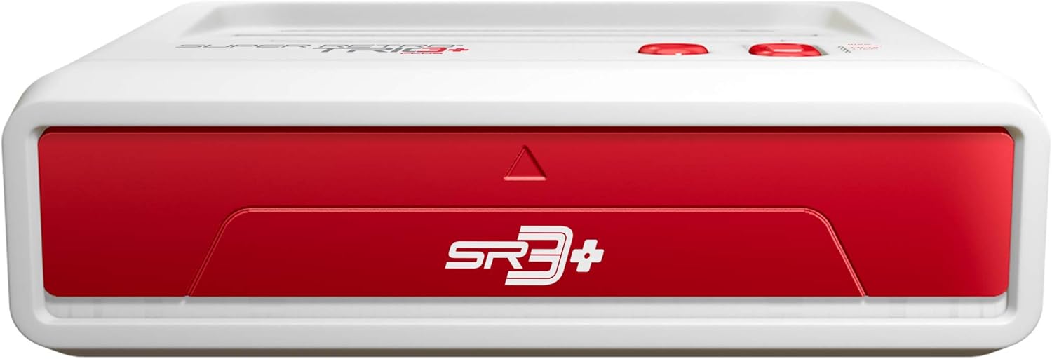 Retro-Bit Super Retro Trio HD Plus 720P 3 in 1 Console System (2019) for Original NES, SNES, and Sega Genesis Games - Red/White: Computers & Accessories