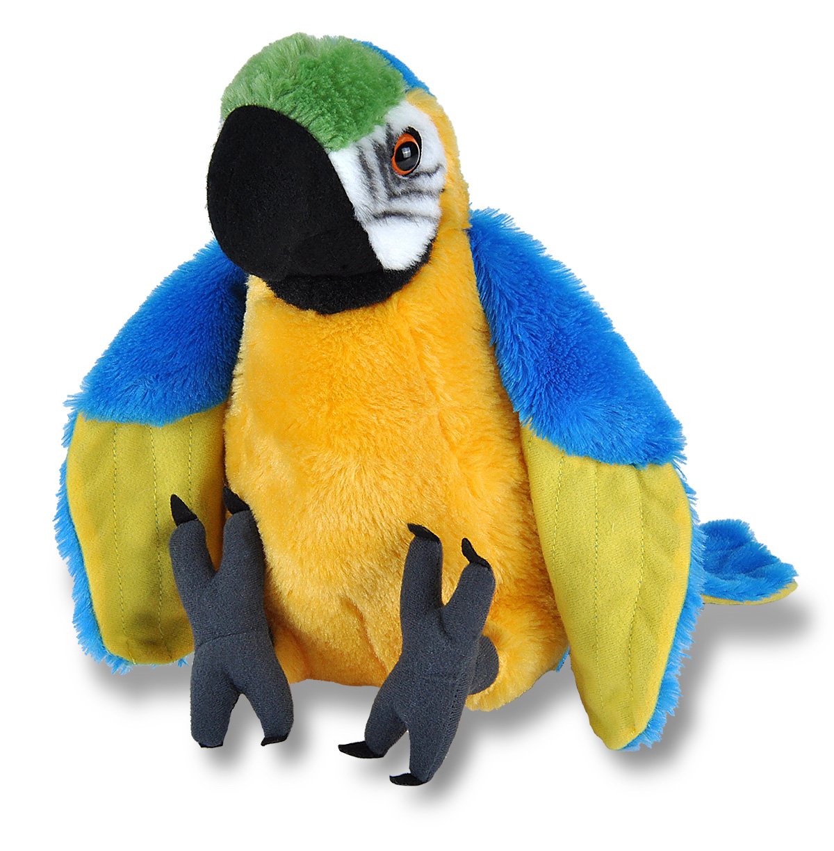 Wild Republic Macaw Parrot Plush Soft Toy, Cuddlekins Cuddly Toys, Gifts for Kids 30cm Amazon