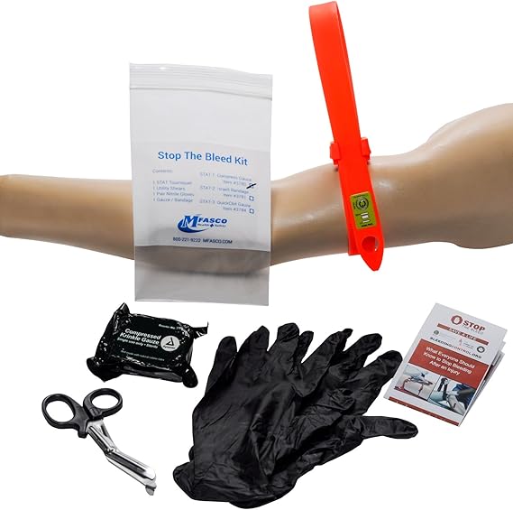 Stop The Bleed Kit with STAT Tourniquet & Compress Gauze