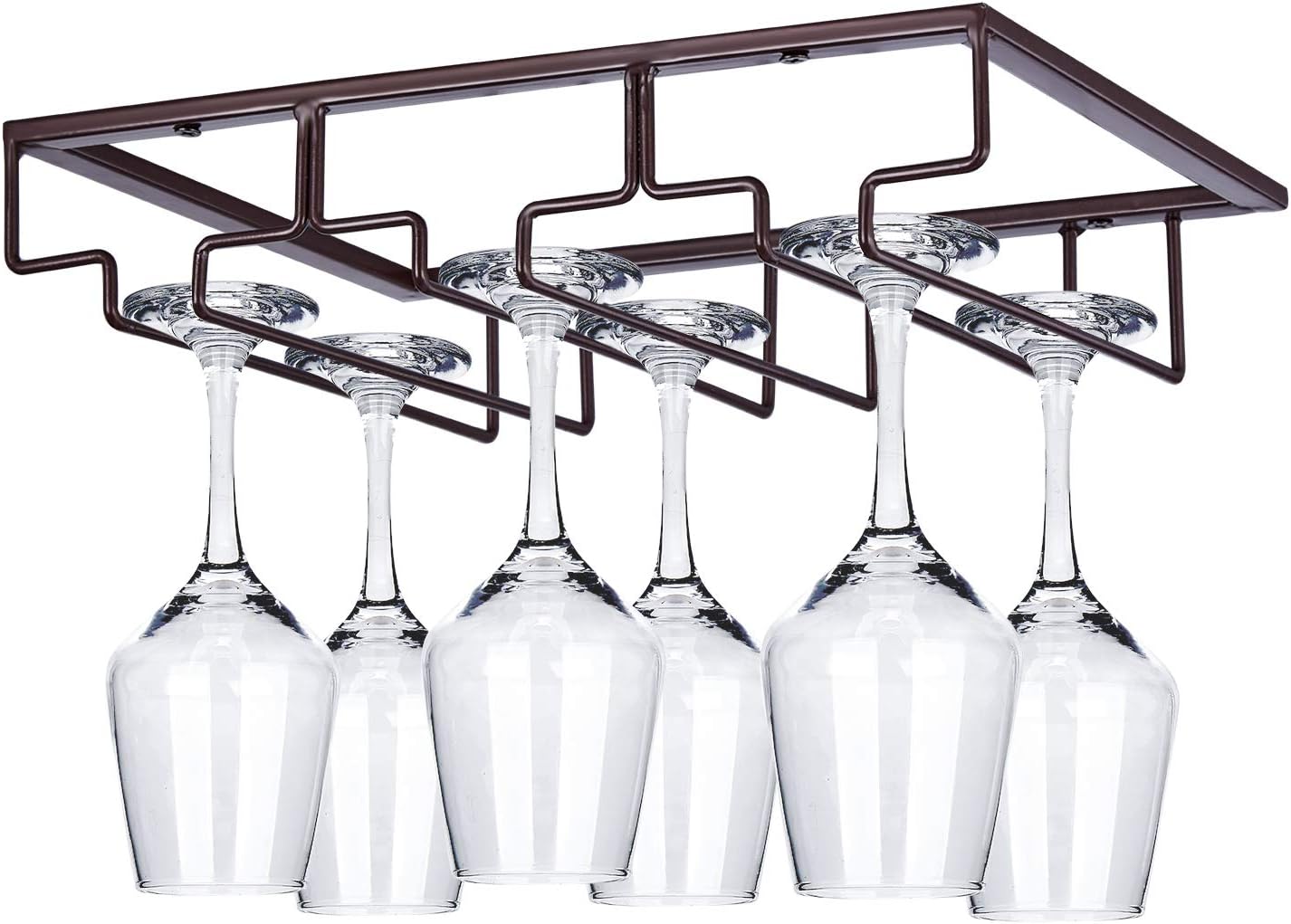 Amazon.de: DEFWAY Weinglasregal – unter dem Schrank Stielgeschirr