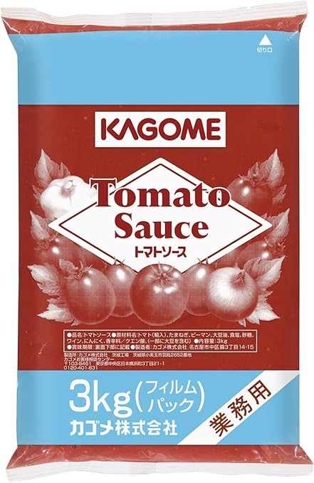 Amazon カゴメ トマトソース フィルムパック 3kg たれ 料理ソース 通販