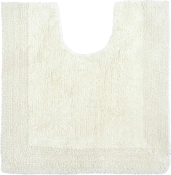 Allure Bath Fashions Toilet Mat for Pedestal Extra Thick Quick Dry Mats Prestige Luxury 2200gsm