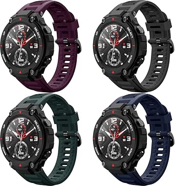 Abasic Correa de Reloj Compatible con Amazfit T-Rex, Silicona ...
