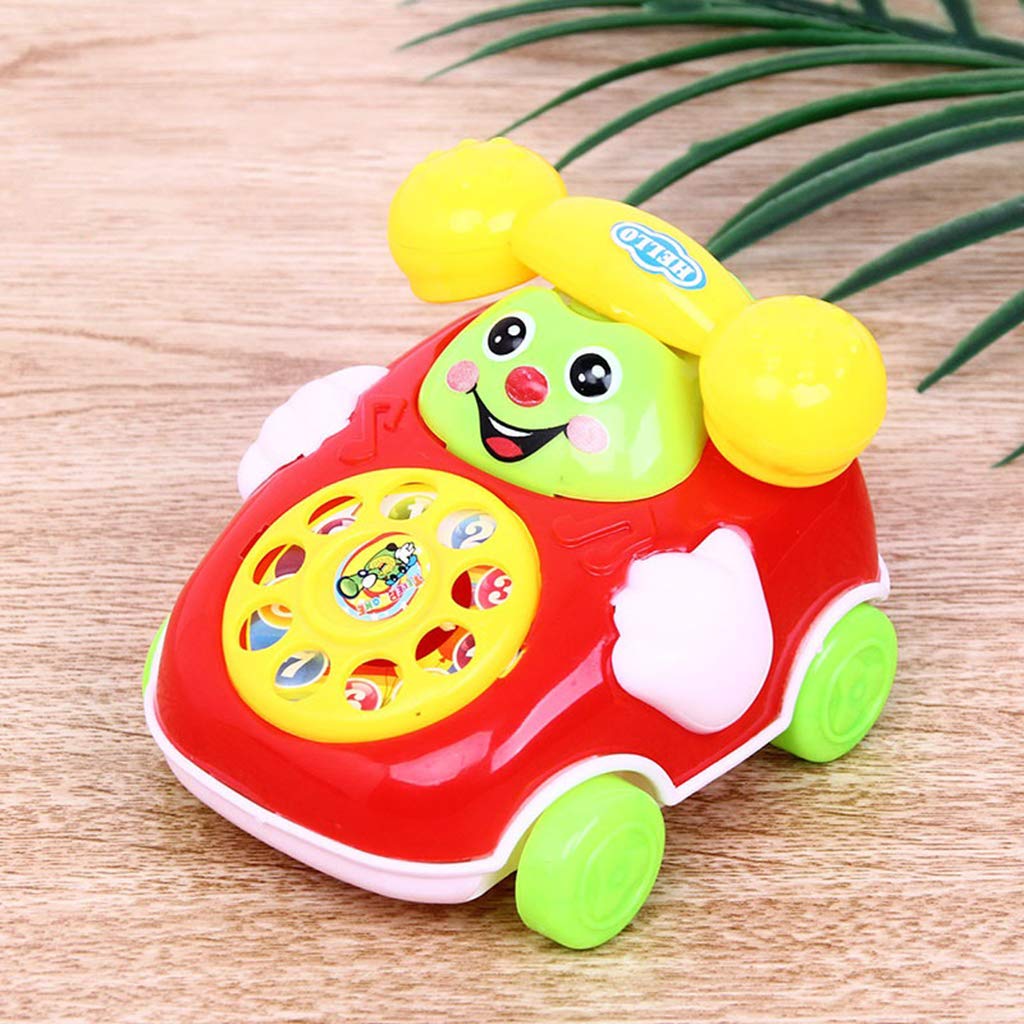 Ogquaton Qualite Premium Bebe Enfants Mignon Telephone Voiture Educatif Developpement Dessin Anime Sourire Visage Jouet Boites A Musique Jouets D Eveil Centroarco Com