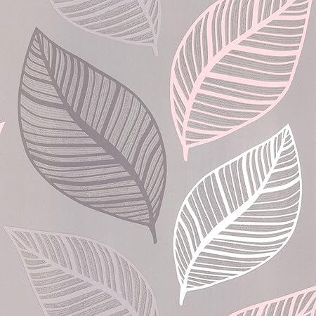 Télécharger gratuitement Images Crown Emporium Elba Blush Papier Peint Taupe Motif Feuilles dernière par