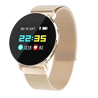 VRTUR Smarte Armband-Sport-Uhr Herzfrequenzüberwachung Blutdruck Wasserdichten Multifunktionsspedometer Schlafüberwachung, Un