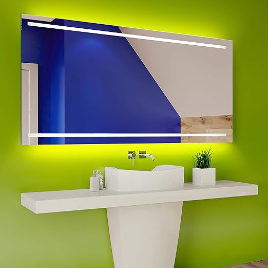 FORAM Espejo de Baño con Iluminación LED - Luz Espejo de Pared con