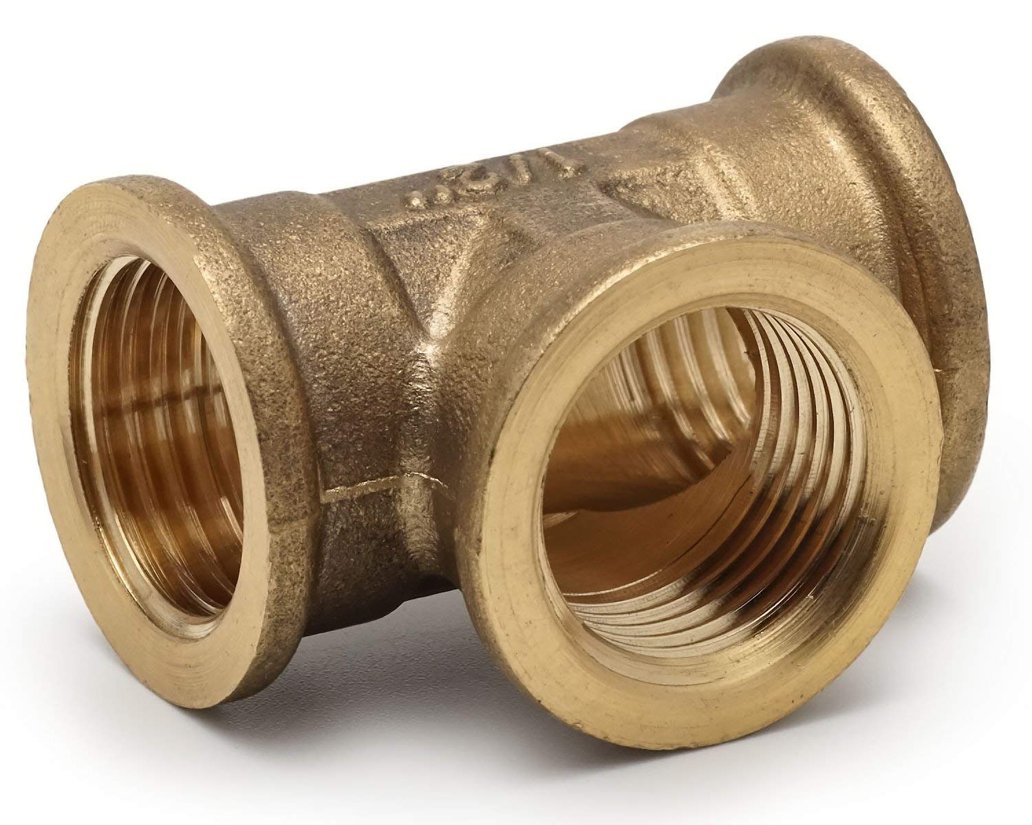 Business & Industrial Threaded Fittings 5x Solid Brass Street Pipe Tee