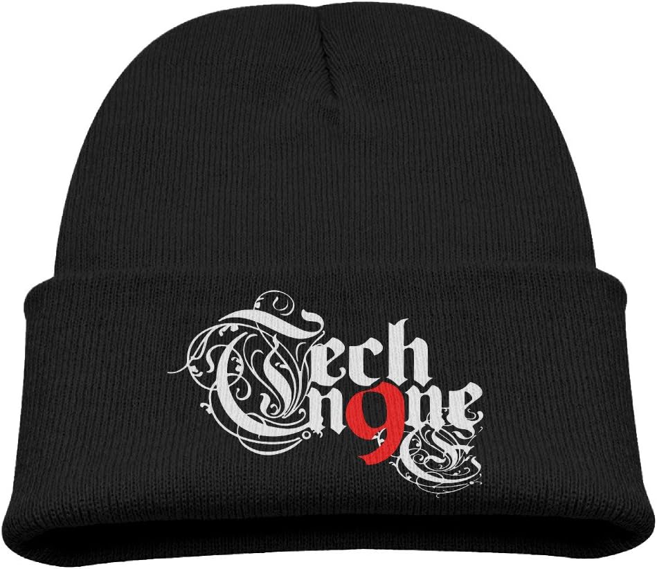 CieMoAs Tech N9ne Rapper Unisex Skull Hat Beanies Cap Black