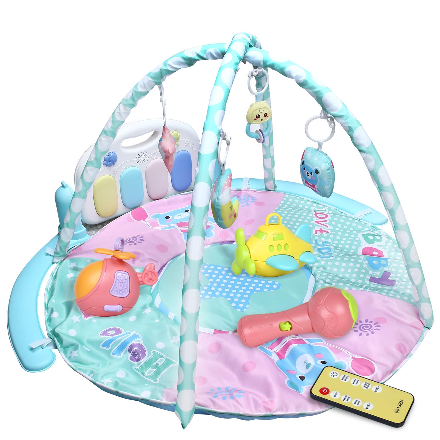 play mat with lights and music