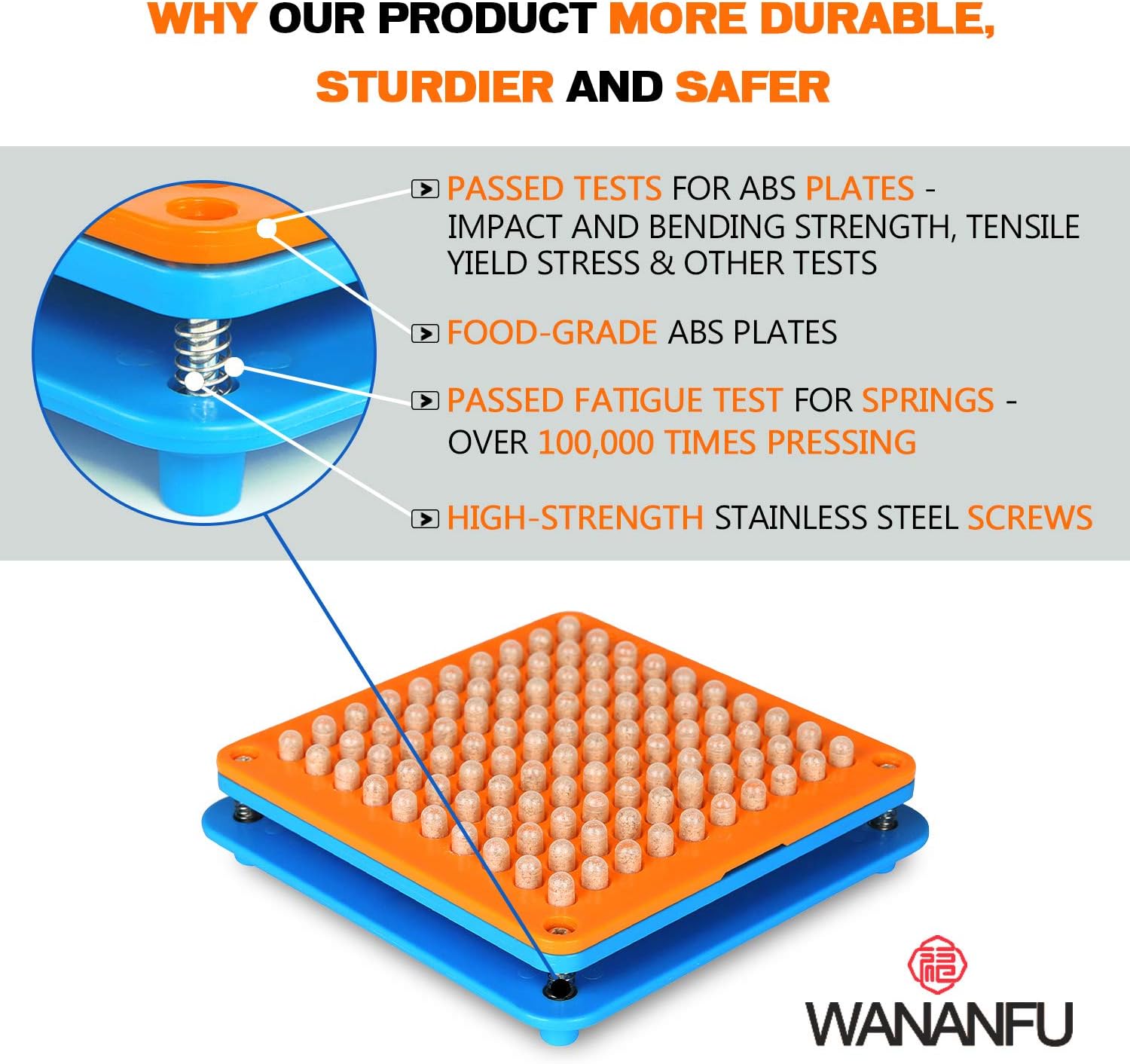 WANANFU Capsule Filling Machine for Size 0 Empty Capsules Vegetarian or Gelatin, Detailed Instructions and Spoon Included - Image 3