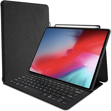 Amazon Co Jp Ipad Air 4 第4世代 キーボードケース ペンホルダー内蔵 新型 Ipad Air 4 10 9 インチ ケース キーボード 付き Apple Pencil ペアリング 充電対応 ペンシル 収納 ケース キーボード付き 薄型 黒 家電 カメラ