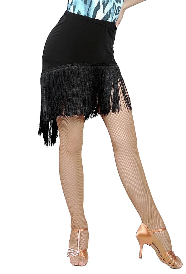 SCGGINTTANZ G2005 Latin Latein der Ball Moderner Tanz Gesellschaftstanz Professionell unregelmäßige Quaste Swing Röcke