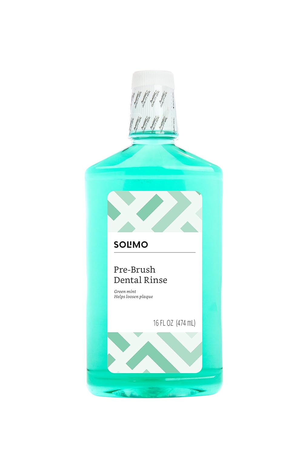  Brand - Solimo Pre-Brush Dental Rinse, Green Mint, 16 Fluid Ounces, Pack of 4 : Health & Personal Care
