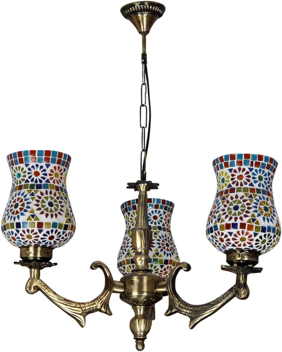 brass 3 light ceiling fitting