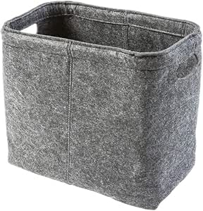 luxdag Cesta de almacenamiento de diseño prémium de fieltro, toallas