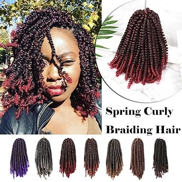 Amazon Com 3packs Spring Curl Hair Fluffy Twist Crochet Hair