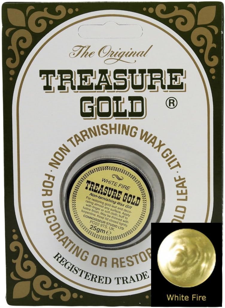Treasure Gold Metallic Gilding Wax 25g White Fire Amazon.co.uk Kitchen & Home