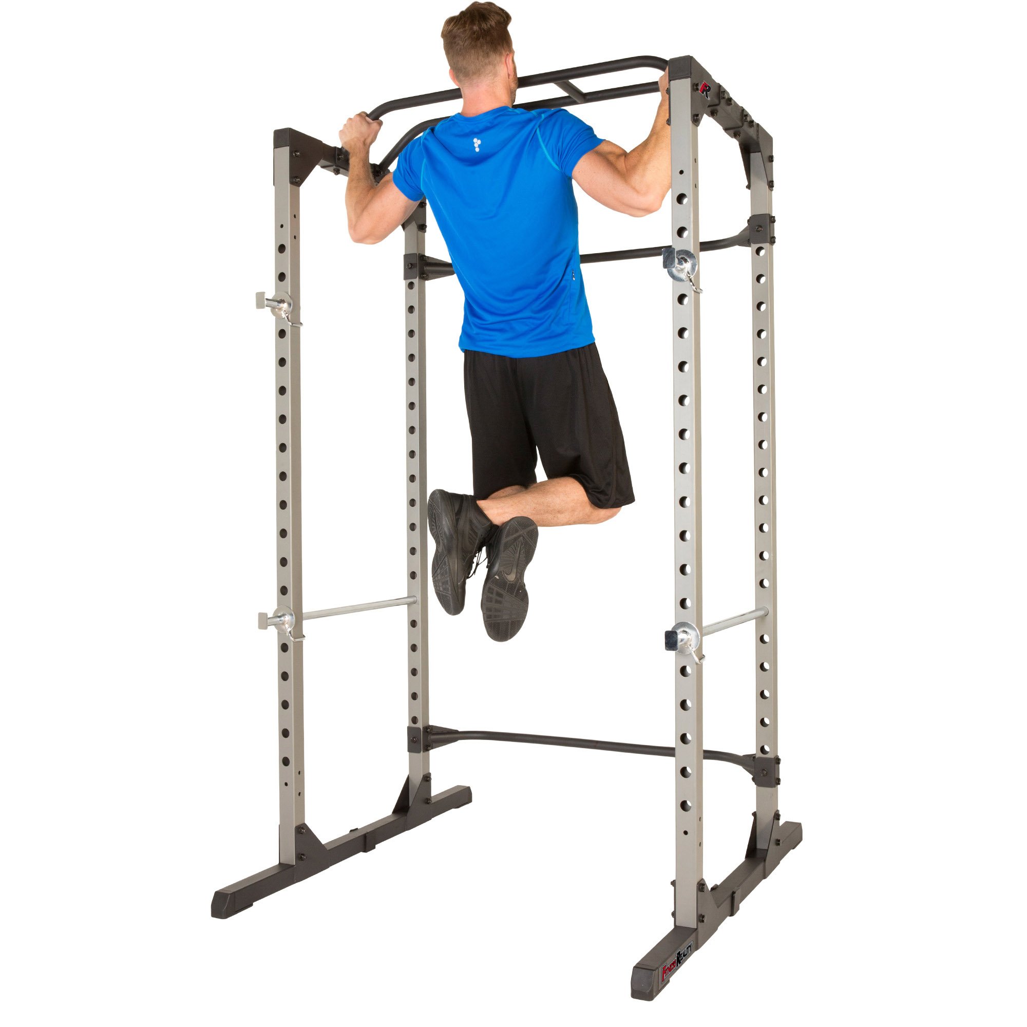 Fitness Reality 810XLT Super Max Power Cage with Optional Lat Pull down Attachment and Adjustable Leg Hold down Fitness Reality 810XLT Super Max Power Cage with Optional Lat Pull down Attachment and Adjustable Leg Hold down
