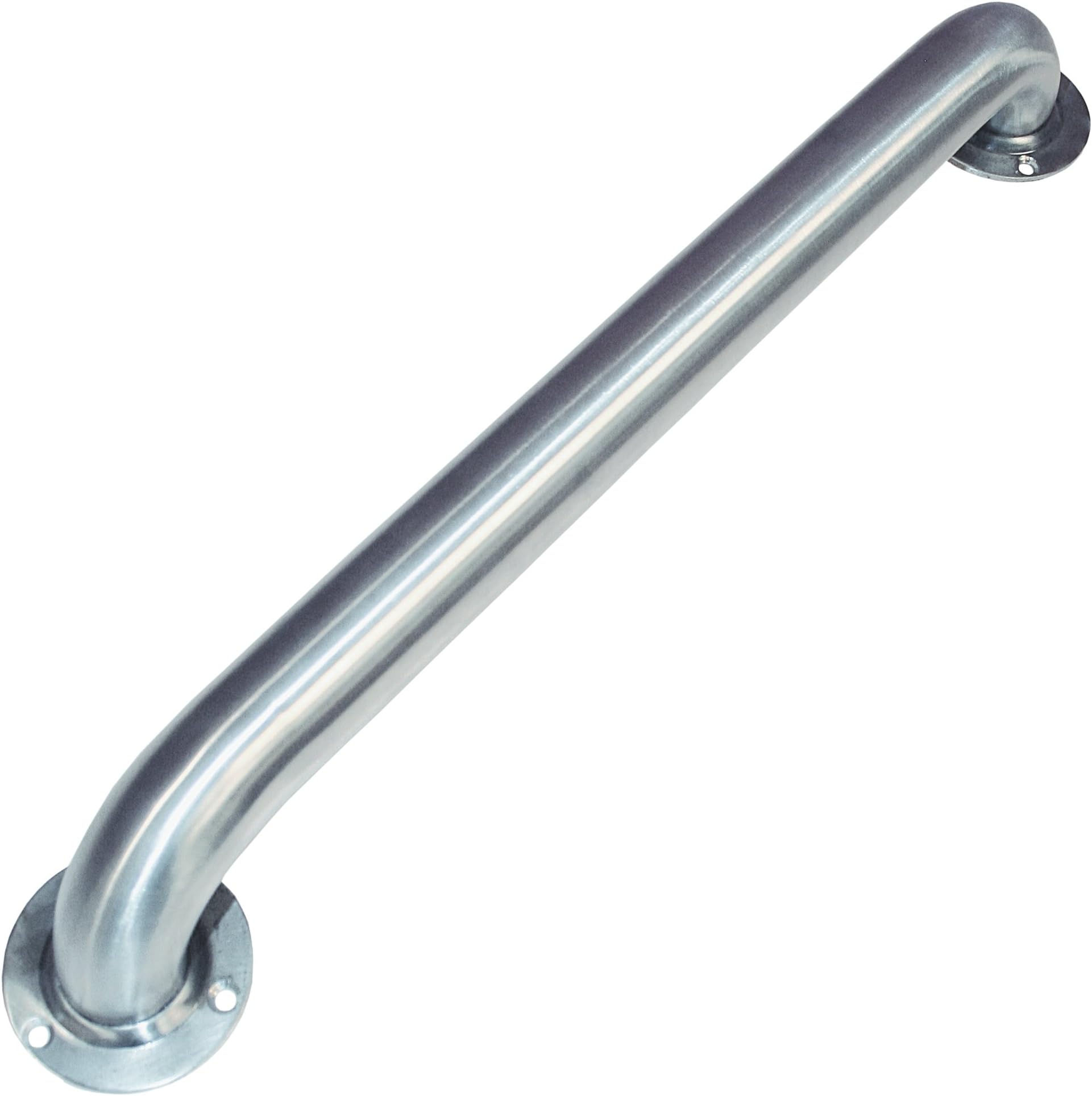 E-Z Grab Exposed Screw 32 in. x 1-1/2 in. Stainless Steel Grab Bar in Satin Chrome