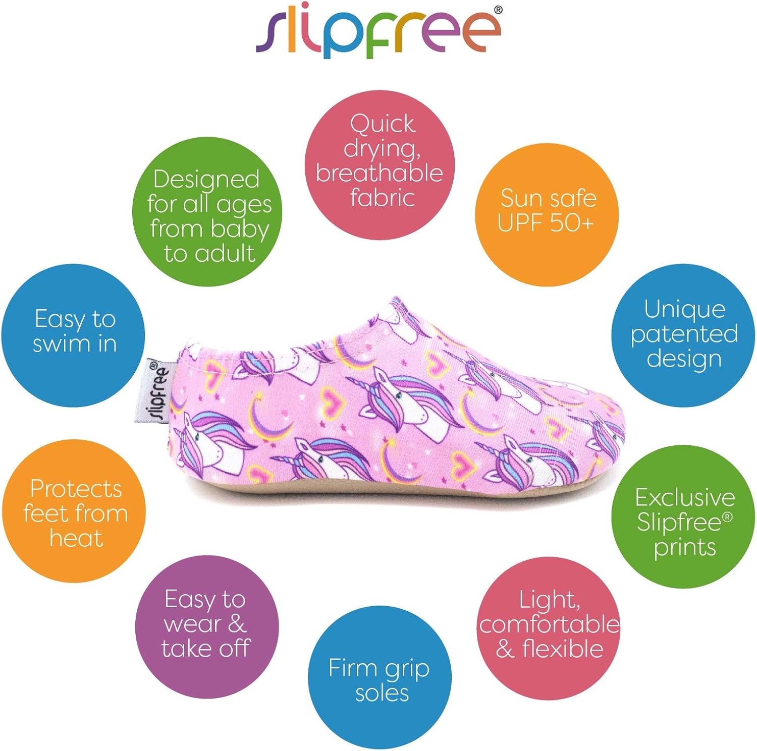 slip free swim shoes