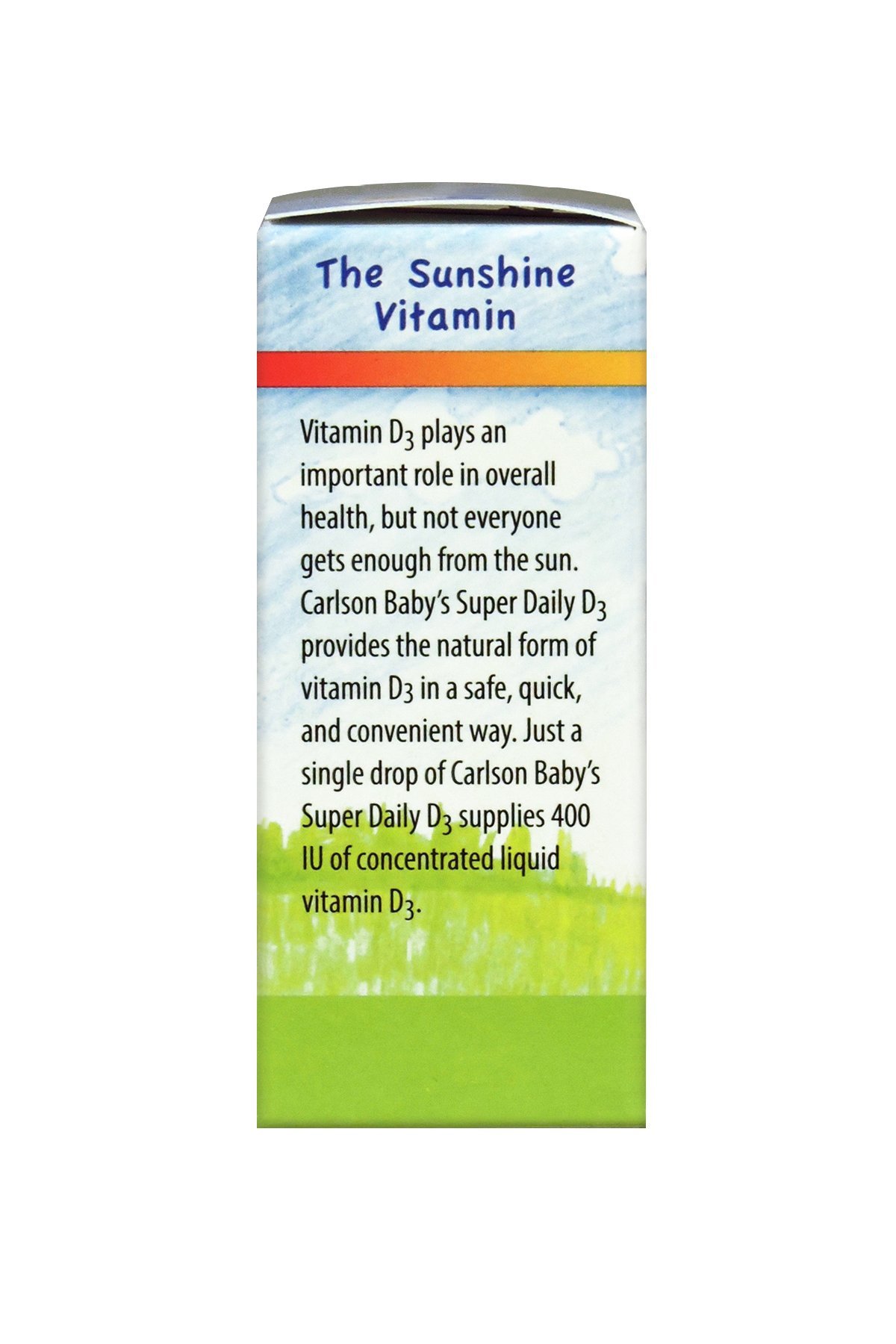 Carlson Baby's Super Daily D3 400 IU (10 mcg), Natural Vitamin D3 Drops