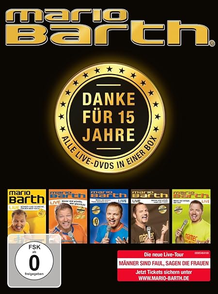 Mario Barth - Danke für 15 Jahre: Alle Live-DVDs in einer Box!