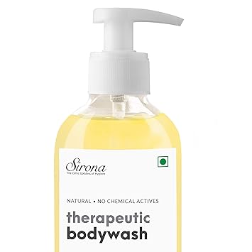 Sirona Natural Anti Fungal Therapeutic Body Wash - 200 ml | with 5 Magical Herbs - Help Reduce Body Odor, Itching, Promotes Healthy Feet, Skin and Nails