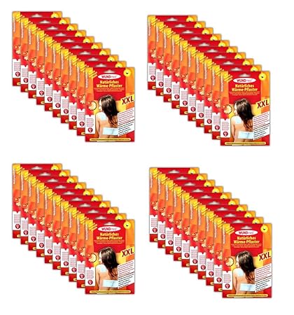 40x XXL Wärmepflaster Schmerzpflaster Wärmepads Rheumapflaster Rücken Schulter