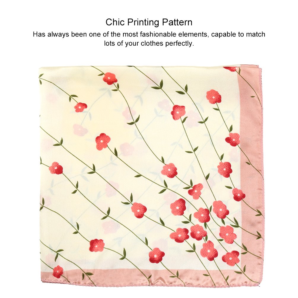 VBIGER 12PCS Womens Mixed Silk Square Scarves Bandana Scarf 50x50cm (Design 2)