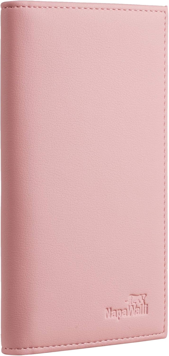 Toughergun Vegan Leather Checkbook Cover For Men & Women Card Holder Wallet RFID Blocking (vintage green): Shoes