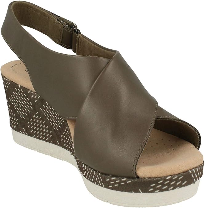 clarks women's cammy pearl wedge sandal