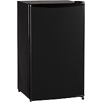 Midea WHS-121LB1 Refrigerator, 3.3 Cubic Feet, Black