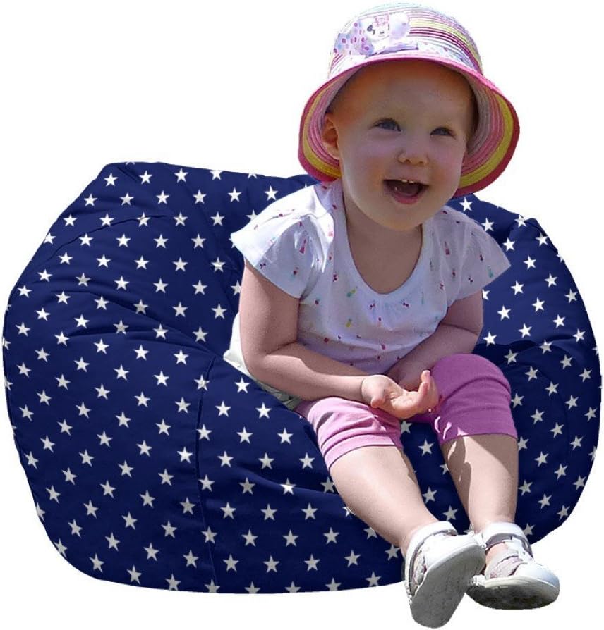 Bean Bags Trend Small Kids Stars Bean Bag Navy Amazon.co.uk