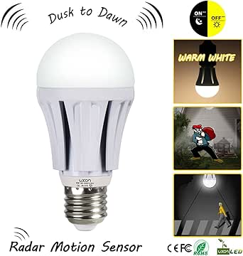 Luces de pared al aire libre con anochecer hasta el amanecer Sensor de