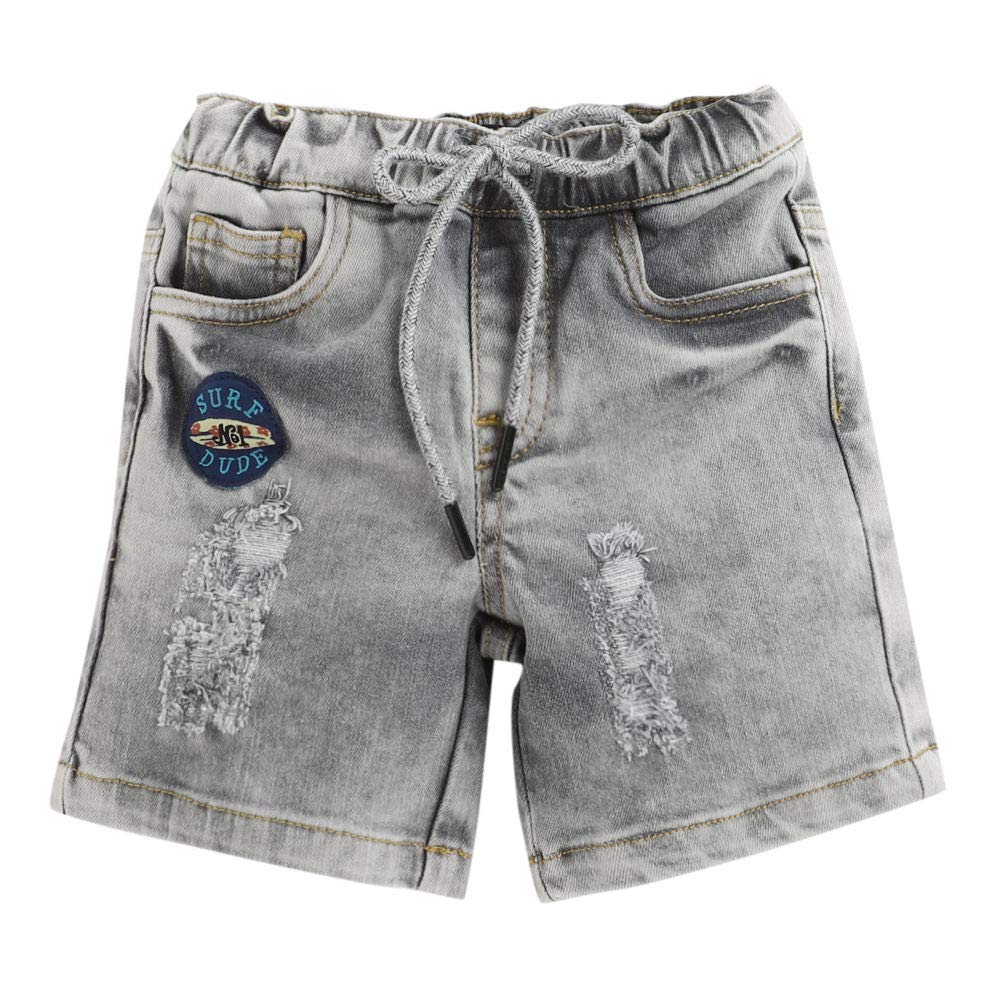 baby boy distressed shorts